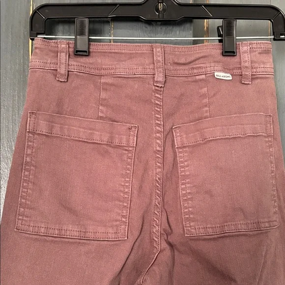 Billabong mauvy/ Brown High rise Flare & Wide Leg Jeans sz 25 - Picture 5 of 9